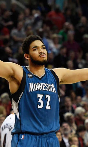 Towns completes sweep with April rookie of month honors